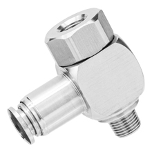 316L Stainless Steel Push to Connect Fitting - Female Banjo NPT Thread