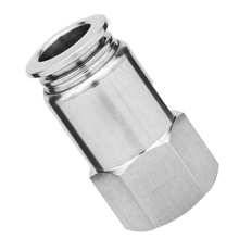 316L Stainless Steel Push to Connect Fitting Female Connector