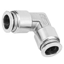 316L Stainless Steel Push to Connect Fitting - Union Elbow