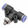 4mm O.D Tube, M5 x 0.8 Thread Male Branch Tee Pneumatic Fitting