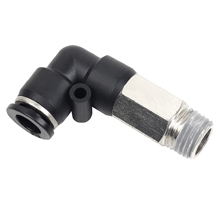 1/4 Inch Tube 3/8 NPT Thread Extended Male Elbow Push in Fitting