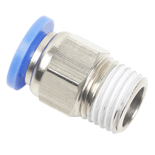 6mm Tubing BSPT 1/8 Thread Male Connector | Push in Fitting