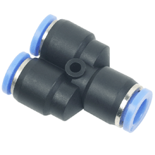 6mm Tube to 4mm Tube Union Y Reducer Pneumatic Air Fitting