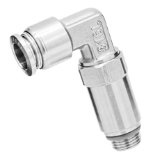 316L Stainless Steel Push to Connect Fitting Extended Male Elbow