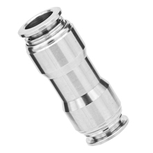 12mm Tube to 12mm Tube Union Straight | 316L Stainless Steel Push in Fitting