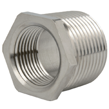 Brass Pipe Fitting - Male to Female Reducing Bushing