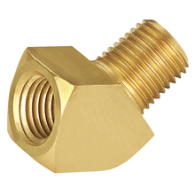 Brass Pipe Fitting - 45°Street Elbow