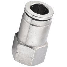 Brass Push in Fitting - Female Connector
