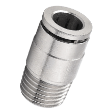 Brass Push in Fitting - Hexagon Male Connector