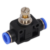 1/2 Inch O.D. Hose Union Straight Flow Control Valve Tube Fitting