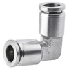 1/4 Inch O.D. Tube Union Elbow 316 Stainless Steel Push in Fitting