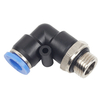 4mm O.D Tube BSPP, G 1/8 Thread Male Swivel Elbow One Touch Tube Fitting