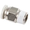 4mm O.D Tube, M5x0.8 Thread Male Connector Push in Fitting