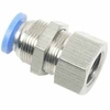 4mm O.D to M6 Bulkhead Female Connector Pneumatic Fitting