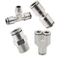 Brass Push in Fitting, Brass Pneumatic Tube Fittings