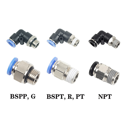 Push in Fitting, Pneumatic Fitting, Push to Connect Fitting