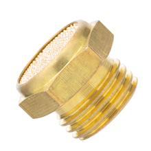 M12 x 1.25 Male Thread Sintered Bronze Breather Vent Silencer