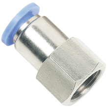 4mm O.D Tube, M6 x 1 Thread Female Connector Push in Tube Fitting