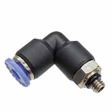 M5 BSPT Male Thread 90 Degree Elbow Pipe Quick Fittings Pneumatic 4mm PL4-M5