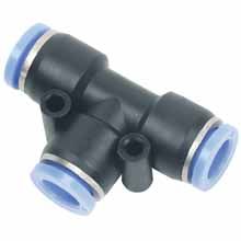 15mm to 15mm O.D Tubing Union Tee Pneumatic Air Connector