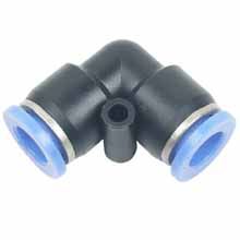 10mm to 10mm O.D Tubing Union Elbow Pneumatic Tube Fitting