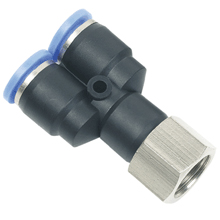 10mm O.D Tubing R 1/8 Thread Female Y Pneumatic Air Fitting