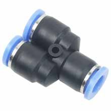 16mm Tubing to 16mm Tubing Union Y Pneumatic Air Connector