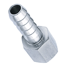 Stainless Steel Compression Tube Fitting - Female Barb