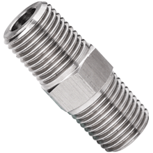 Stainless Steel Compression Tube Fitting - Hexagon Nipple